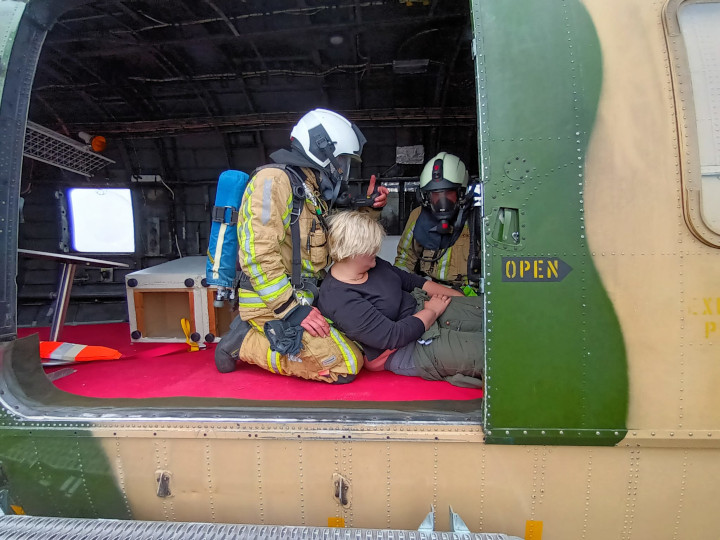 rampoefening koksijde rescue